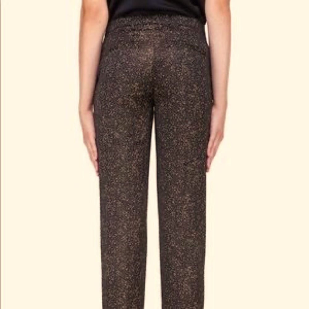 Theyskens' Theory Padgette Foldy Gold Speck Pants